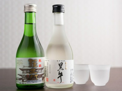 地元和歌山の銘酒が満喫できる。お刺身とぜひ