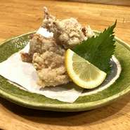 航空自衛隊串本駐屯地コラボ企画。自衛隊の賄いのから揚げを当店でお楽しみください。南高梅の酸味と和風だしの香り。