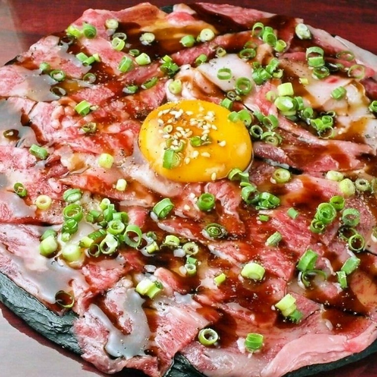 特選A5和牛の炙りユッケ