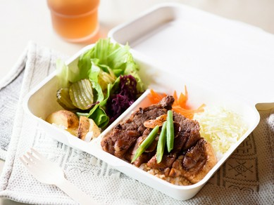 脂が甘く、噛むほどに肉の旨味が感じられる『トンテキ弁当』
