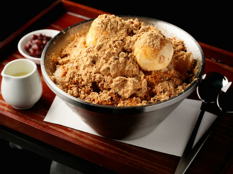 韓国直送の人気スイーツ、ボリュームがあるので2〜3人でシェアして食べるのがオススメ『パッピンス』