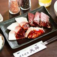 ハラミ・鶏ムネ・豚ロース（ライス・小鉢・スープ・ソフトドリンク）