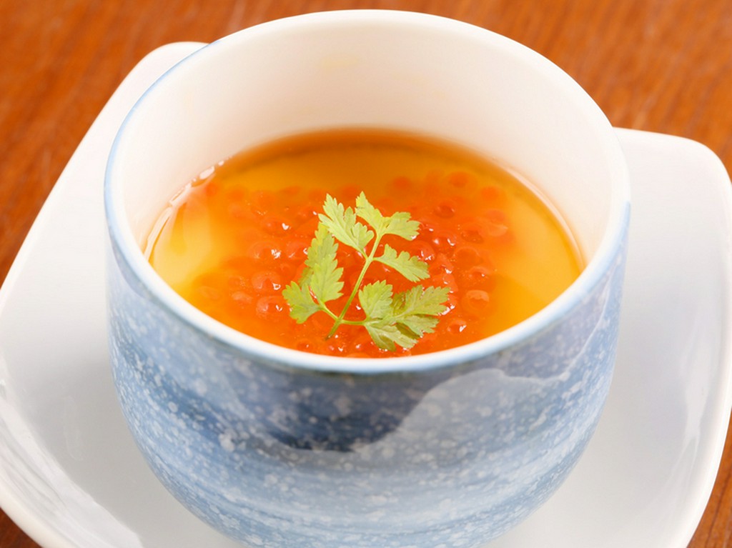 食材の本来の味が美味しく味わえる、とろとろ食感『茶碗蒸し』