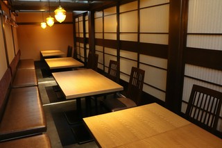 最大40名様迄OKの個室完備