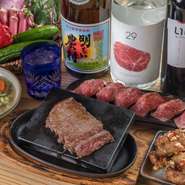 焼肉と相性の良い焼酎が充実しているのがうれしいところ。『玉の光　肉専用焼酎29』をはじめ、『黒瀬』や『富乃宝山』など、ツボを押さえた品揃えとなっています。