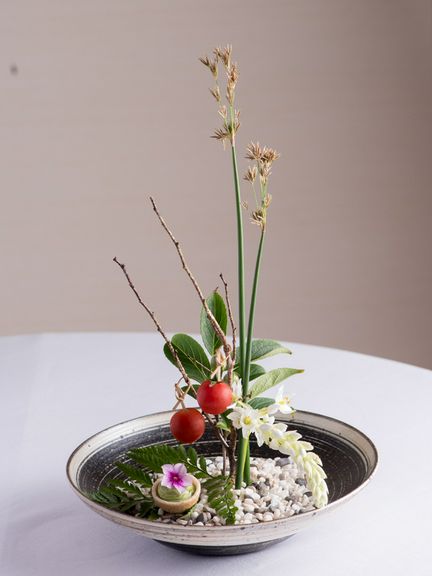 見た目にも華やかな『季節の木々で彩ったアミューズ』