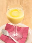 トウキビの甘みを堪能できる、濃厚な味わいの食べるスープ『冷製トウキビスープ』