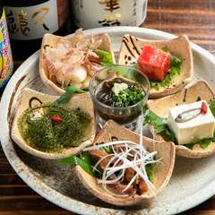 宮古島の食の魅力を堪能できる『珍味盛り合わせ』