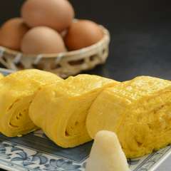 出汁が効いた『特別濃厚卵使用　出汁巻き玉子』