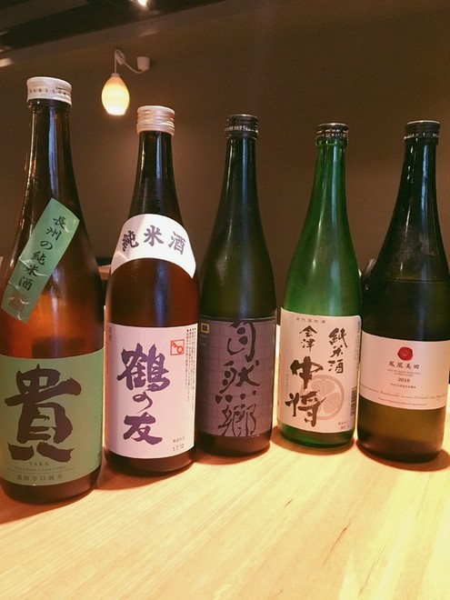 日本酒にこだわっている