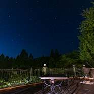 満天の星空は最高のメインディッシュです。
