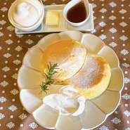 播州地卵のパンケーキ