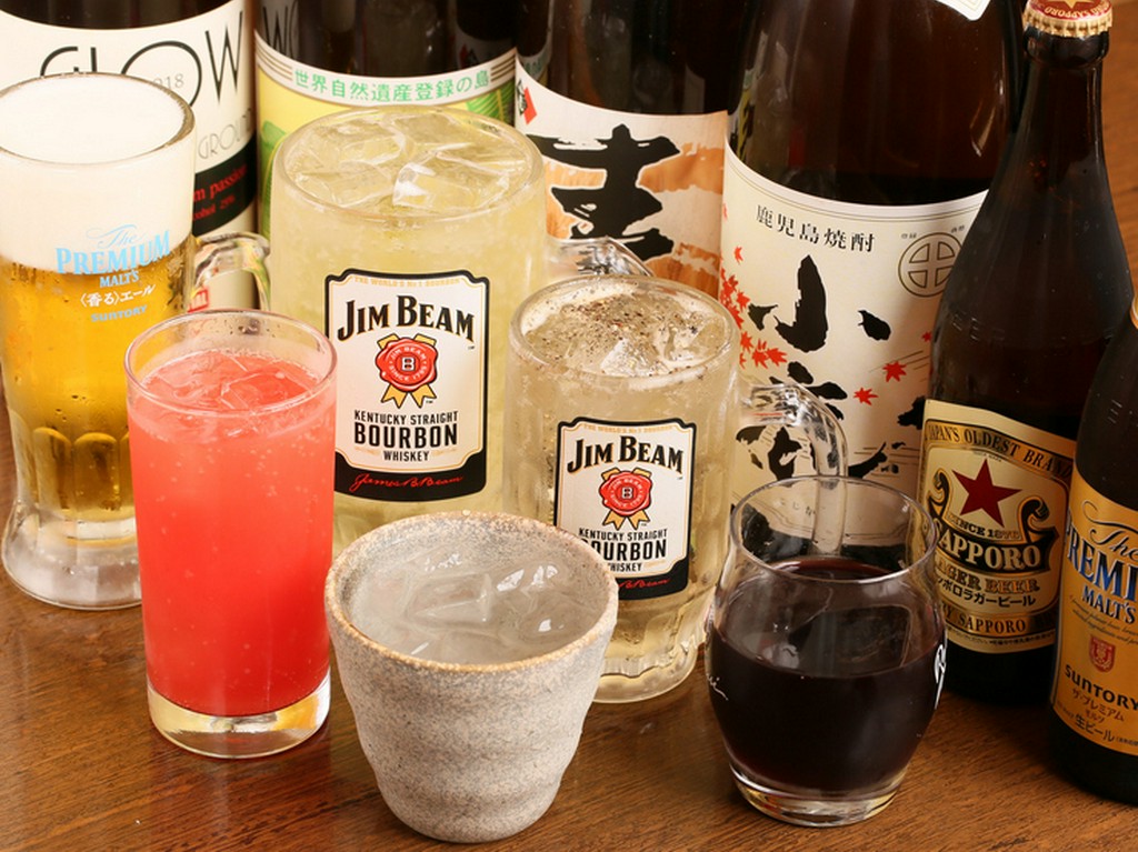 リーズナブルなドリンク。ビールは神泡のプレモルが絶品！