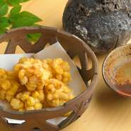 海と山、そして畑。津々浦々の食材を特製の天ぷらで。
