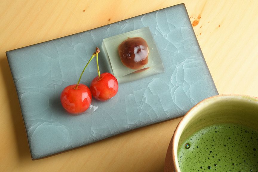 水菓子と抹茶