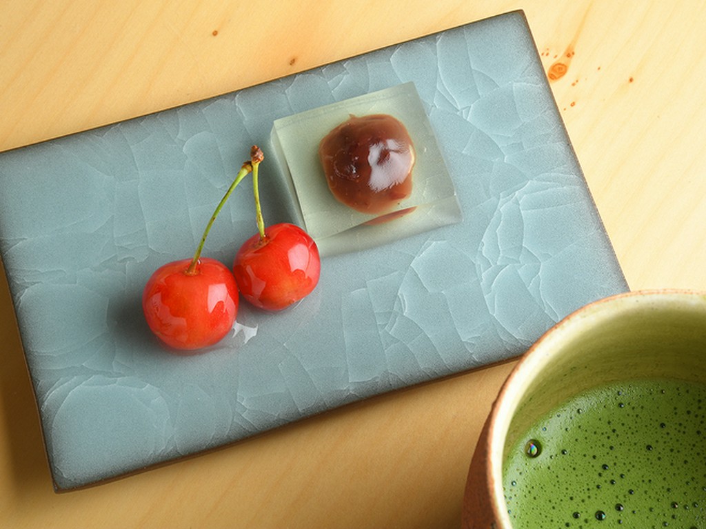 水菓子と抹茶