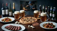 人気のマルゲリータ＆渡り蟹のトマトクリームソースパスタに肉料理・魚料理が付いたフルコースとなっております。