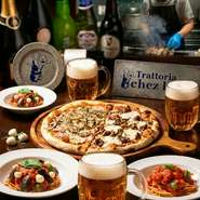 店長としてのホール経験はもちろん、料理にも携わり、バーテンダーとしてお酒づくりも学んだことがある岡部氏。「また来たいと思ってもらいたい」という想いで接客を行っています。