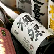 「肴」に合う日本酒、焼酎が豊富に！