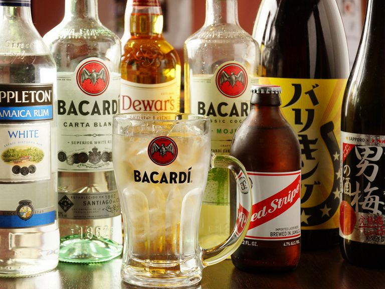 ラム酒の『ハイボール』など個性的な酒のラインナップ