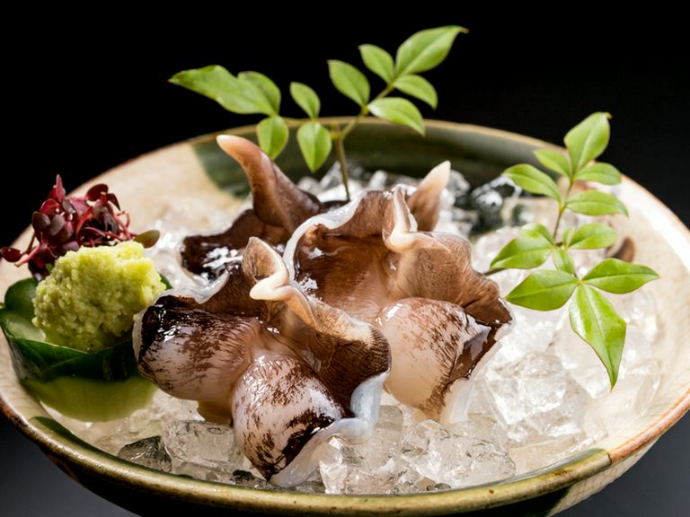 新鮮な貝をそのままいただく『伊勢湾産 とり貝 刺身』