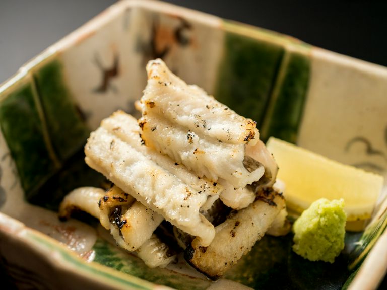 『地物穴子の炙り焼き』