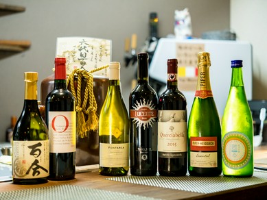 季節ごとの料理に合わせて吟味した“美酒”に酔いしれる
