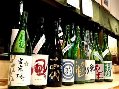 宮城県を始め、各地の美味しい日本酒をラインナップ