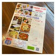 テイクアウトメニューも多数取り揃えております
石窯で焼いたピザもお持ち帰りしていただきます！！