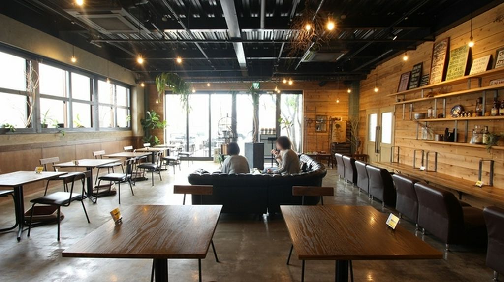 さり気ないセンスの良さが光る店内