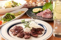 1.5時間飲放付(料理5品)!!学生コース 4000円
2時間飲放付(料理6品)!!女子会コース 4500円
2.5時間飲放付(料理7品)!!宴会コース 5000円
3時間飲放付(料理8品)!!宴会コース 6000円
(2名様からOK!!、前日まで要予約)