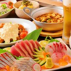 高知の魚を中心に和食と中華で彩る宴会コース