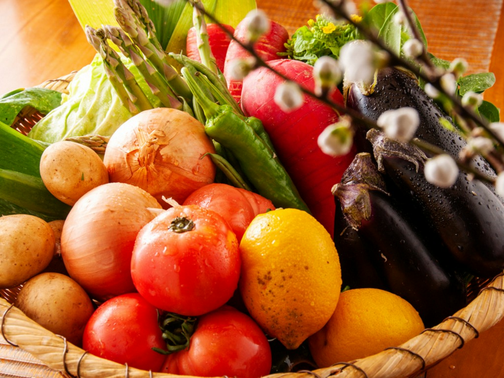 旬野菜を使ったお料理と旬のお魚を…