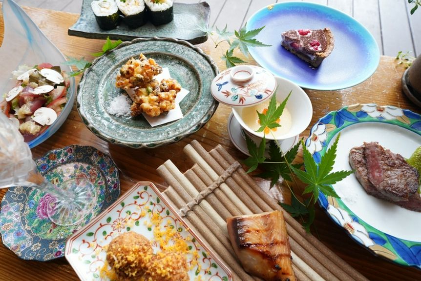 6月限定!! 新緑薫る季節♪ 歓送迎会などにも… こうちやさい割烹コース"(料理9品程度) お一人様 5500円