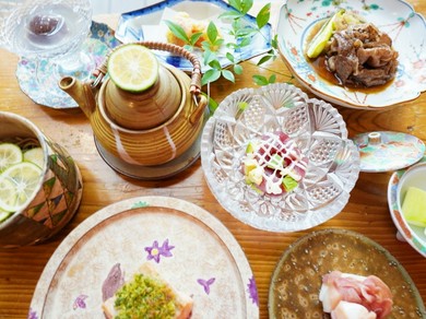 秋の味覚!!松茸土瓶蒸しも… 秋の各種お集り事に… こうちやさい割烹コース"(料理9品程度) お一人様 5500円