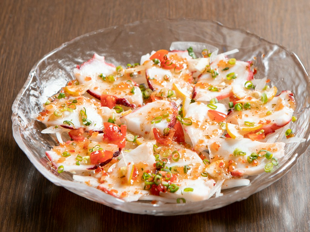 タコのカルパッチョ