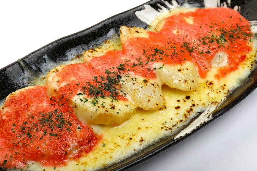 長芋の明太チーズ焼き