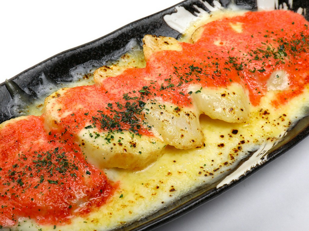 長芋の明太チーズ焼き