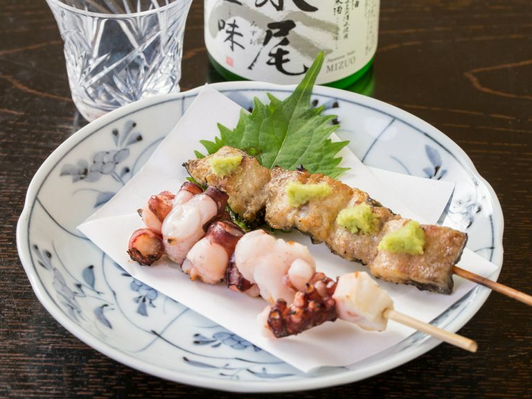 素材そのものの味を思う存分に堪能する『たこ串焼き』