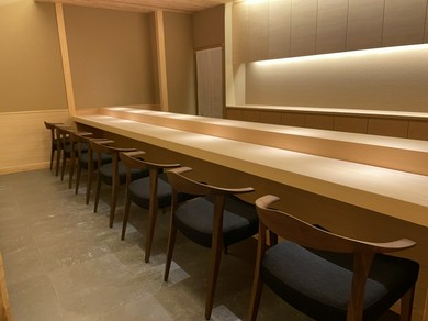 カウンター席がある