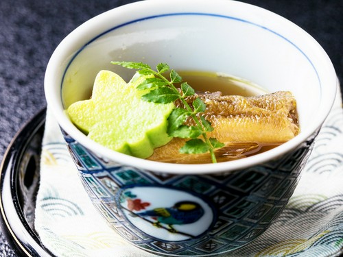鮎の香りも美味しさのひとつ『鮎の煮浸し』									