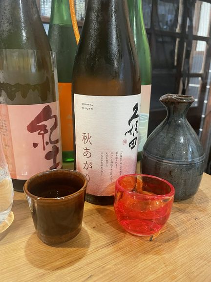 全国の冷酒各種は日替わりで