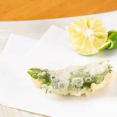 厳選　旬の天ぷら　
〆まで