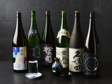 京の地酒、生酒、限定酒。料理と合わせて心ゆくまで楽しめる