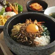 ビビンバ/スープ/キムチ