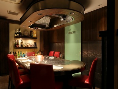 大阪府で個室のあるお店 鉄板焼き ヒトサラ