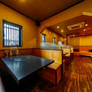 美味しい山形牛、魚介類のほか、韓国料理がたっぷり味わえます。美味しい焼肉を囲んでワイワイガヤガヤ。アットホームな雰囲気で、気軽に楽しむことができるので、カジュアルな女子会に人気です。