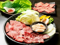 ※店長おすすめお得なセット！

・塩タン
・ロース
・カルビ
・ハラミ
・テッチャン
・焼野菜
・チシャ