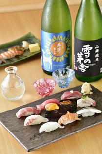 日本酒に合う絶品握りが集う！　『おまかせにぎり8000円コース』