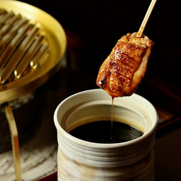 いろり炭火焼 鶏串コース